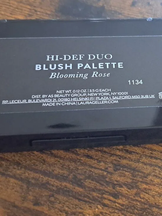 LAURA GELLER HI-DEF DUO BLUSH PALETTE BLOOMING ROSE - Picture 5 of 11